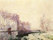 The Eure River in Winter Gustave Loiseau